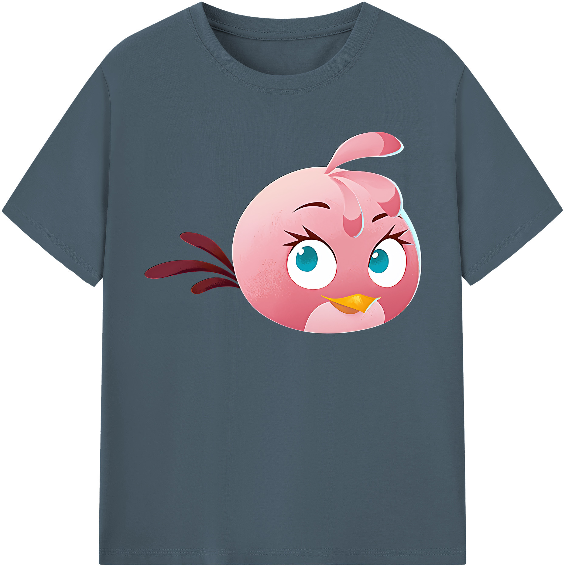 （画像用） Angry Birds アングリーバード 綿100％半袖Tシャツ（フロントプリント）